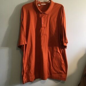 Cutter & Buck Men's Orange Polo Shirt
